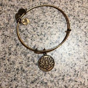 Alex and Ani Rafaelian Gold Finish Lotus